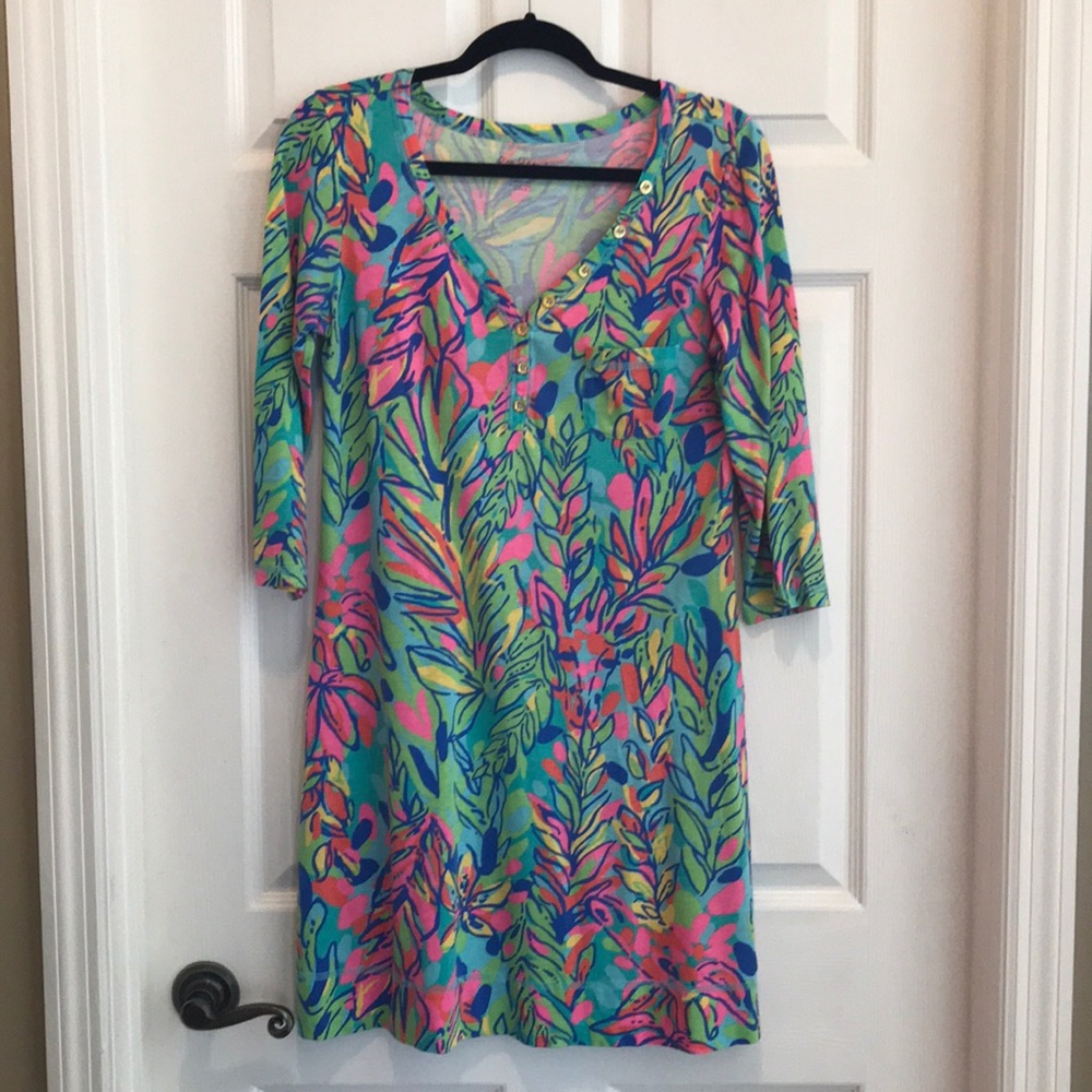 Lilly Pulitzer Palmer T-Shirt Dress Medium